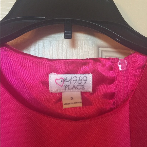 Children's Place Dresses Red And Pink Dress With Bow Poshmark